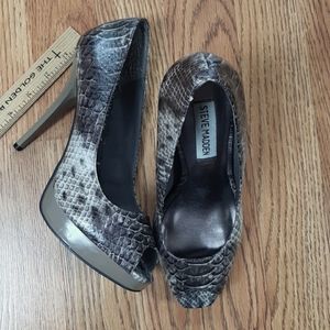 Steve Madden faux snakeskin